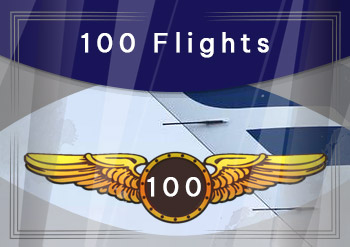 100 Flights Award